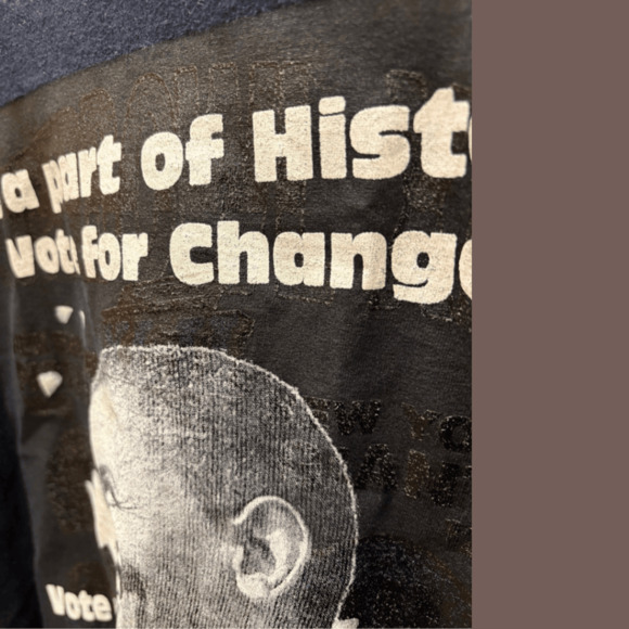 Obama 2008 Graphic Tee | Black | Size 3XL | Vintage - Picture 4 of 5